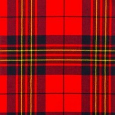 Leslie Red Modern 16oz Tartan Fabric By The Metre